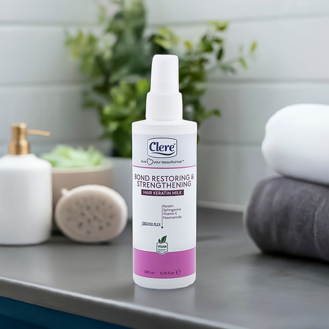 Clere Bond Restore & Moisturizing Hair Keratin Milk (200ml)