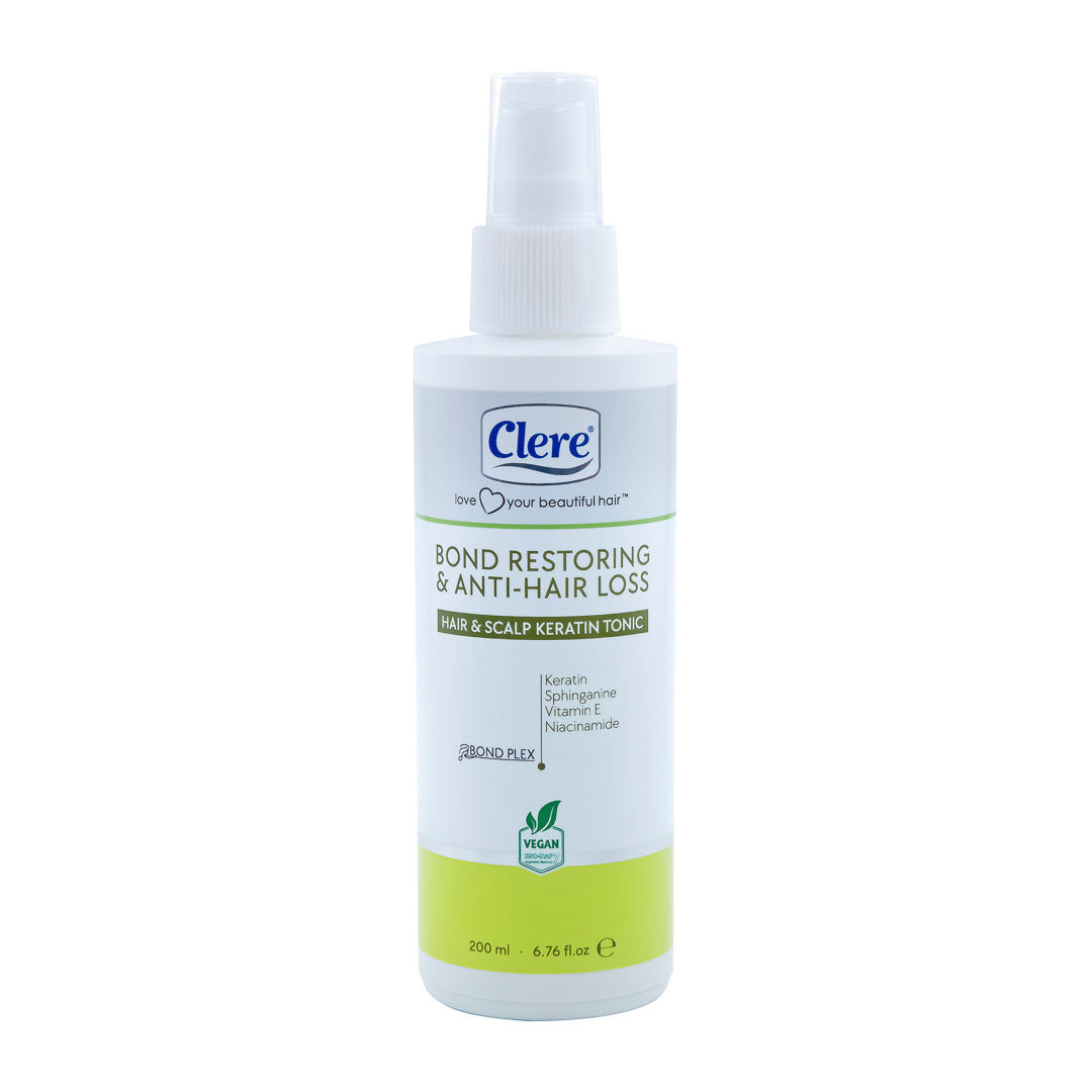 Clere Bond Restoring & Anti-Hair Loss Keratin Tonic, Haarwachstum, Haarstärkung & Kopfhautpflege, 200ml