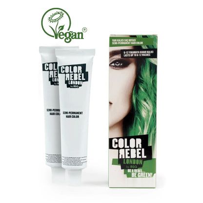 Color Rebel London, Semi-Permanente Haarfarbe, Vegan, Ohne Ammoniak & Parabene, für bis zu 12 Haarwäschen
