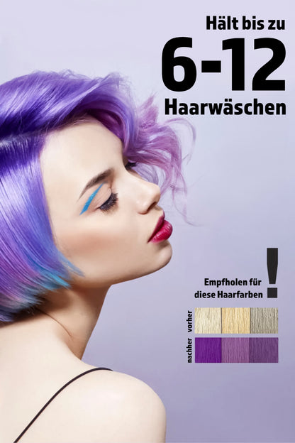 Color Rebel London, Semi-Permanente Haarfarbe, Vegan, Ohne Ammoniak & Parabene, für bis zu 12 Haarwäschen