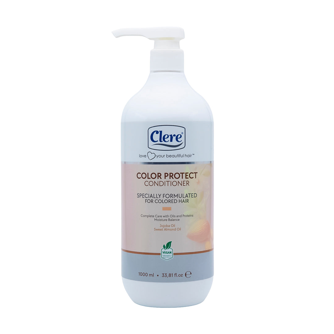 Clere Color Protect Conditioner - Perfekte Farbschutz-Pflege für coloriertes Haar (1000ml)