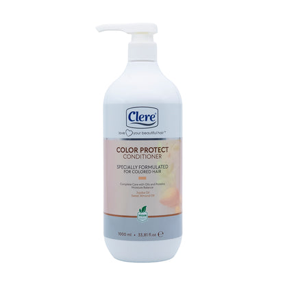 Clere Color Protect Conditioner - Perfekte Farbschutz-Pflege für coloriertes Haar (1000ml)