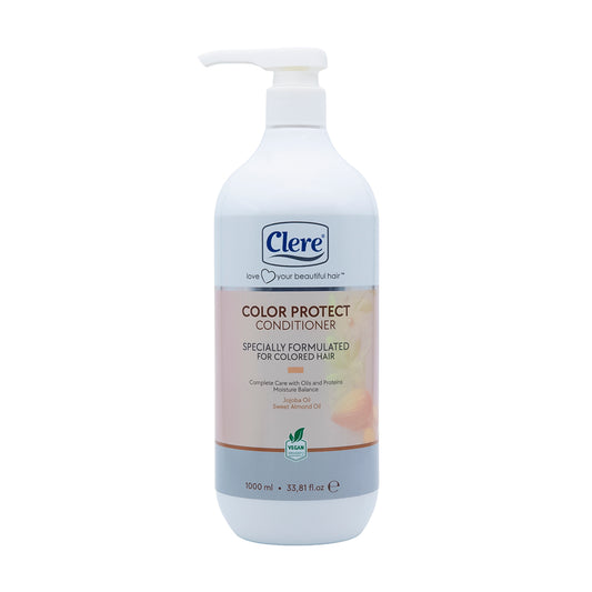 Clere Color Protect Conditioner - Perfekte Farbschutz-Pflege für coloriertes Haar (1000ml)