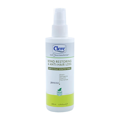 Clere Bond Restoring & Anti-Hair Loss Keratin Tonic, Haarwachstum, Haarstärkung & Kopfhautpflege, 200ml