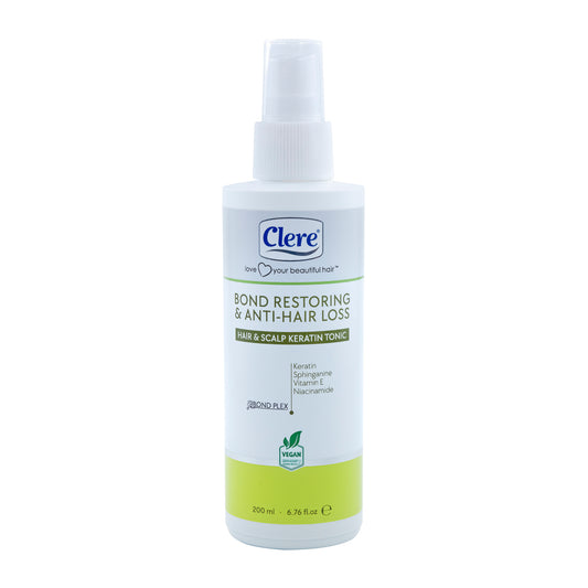 Clere Bond Restoring & Anti-Hair Loss Keratin Tonic, Haarwachstum, Haarstärkung & Kopfhautpflege, 200ml