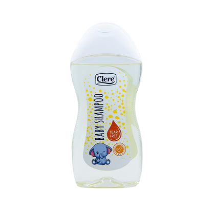 Clere Baby Shampoo - Tränenfrei, Dermatologisch getestet, Sanfte Reinigung für empfindliche Babyhaut, 300 ml