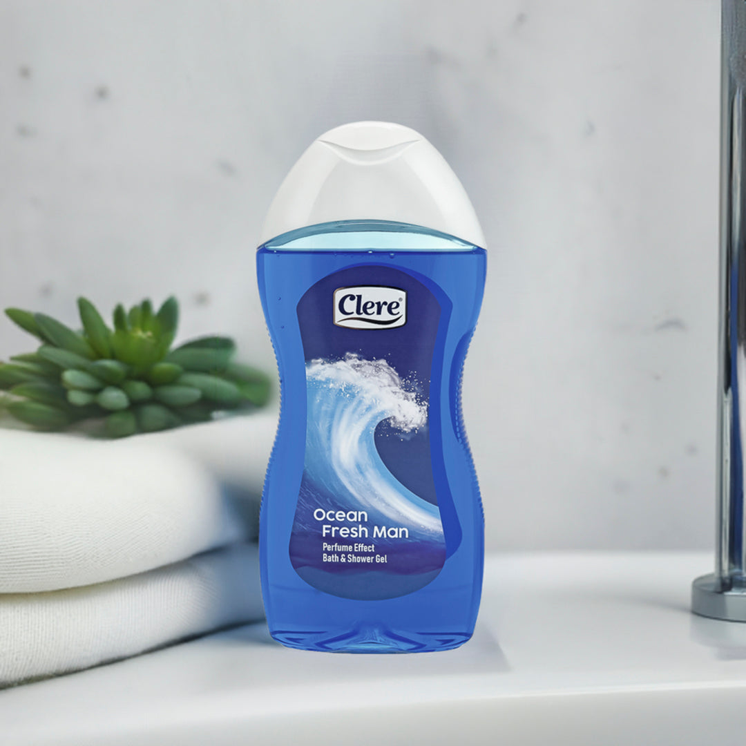 Clere Green Dream Duschgel - 300ml, vegan, parabenfrei, mit erfrischendem Limettenextrakt für eine sanfte Reinigung und langanhaltenden Zitrusduft