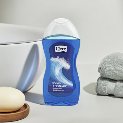 Clere Green Dream Duschgel - 300ml, vegan, parabenfrei, mit erfrischendem Limettenextrakt für eine sanfte Reinigung und langanhaltenden Zitrusduft