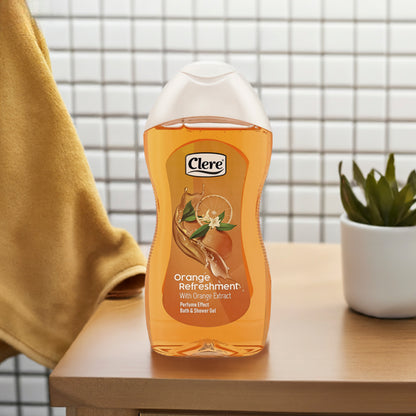 Clere Green Dream Duschgel - 300ml, vegan, parabenfrei, mit erfrischendem Limettenextrakt für eine sanfte Reinigung und langanhaltenden Zitrusduft
