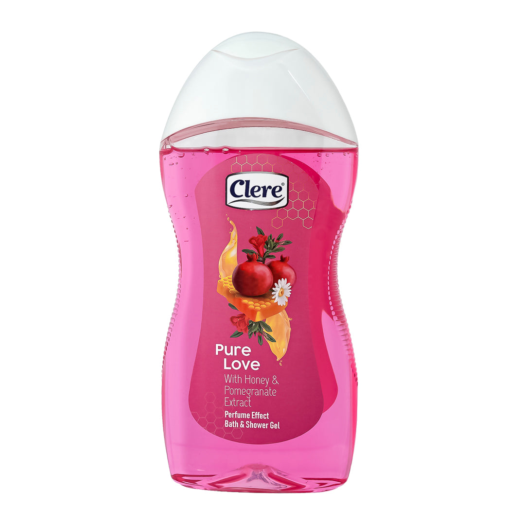 Clere Green Dream Duschgel - 300ml, vegan, parabenfrei, mit erfrischendem Limettenextrakt für eine sanfte Reinigung und langanhaltenden Zitrusduft