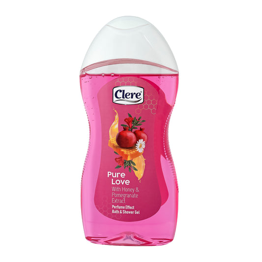 Clere Green Dream Duschgel - 300ml, vegan, parabenfrei, mit erfrischendem Limettenextrakt für eine sanfte Reinigung und langanhaltenden Zitrusduft